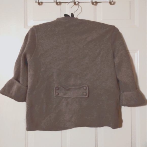 🤎🐿️🤎 Stellar Tailored Mocha Brown Cuff Sleeve Cardigan - M - Picture 6 of 14